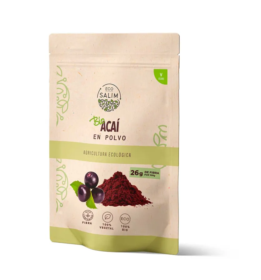 Açai Liofilizado En Polvo BIO 70 g, Ecosalim