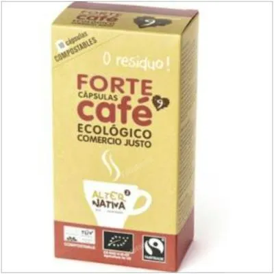 Café forte biodegradables BIO 10 cápsulas, Alternativa 3