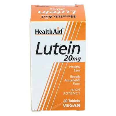 Lutéine 20 mg 30 comprimés, Health Aid