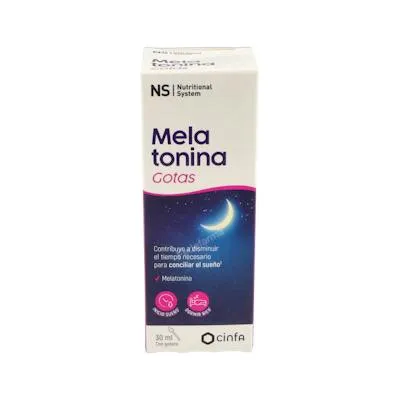 Melatonina gotas 1 mg 30 ml, Ns