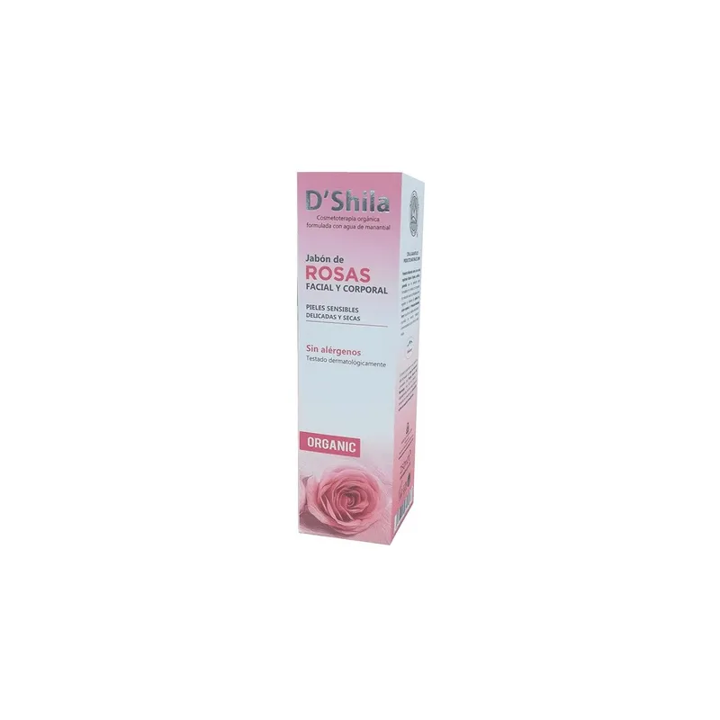 Jabón de rosas facial y corporal 250 ml, Shila