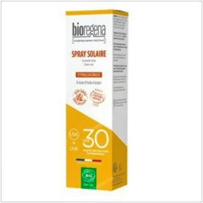 Spray solar SPF30 crema hipoalergenica BIO 90 ml, Bioregena