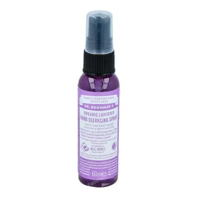 Higienizante de manos lavanda spray 60 ml, Dr. Bronner´s