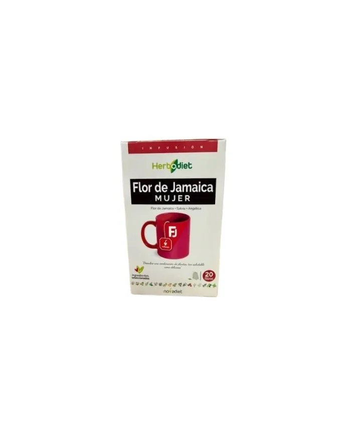 Herbodiet flor jamaica mujer 20 filtros, Novadiet