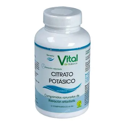 Citrato de potasio 100 comprimidos, Vital Ballance