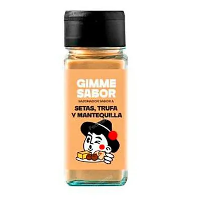 Sazonador setas trufa mantequilla 55 g, Gimme