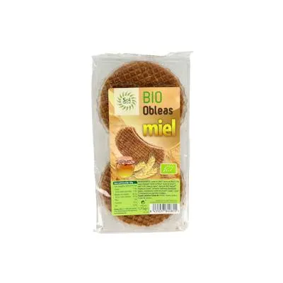 Obleas con miel BIO 175 g, Solnatural