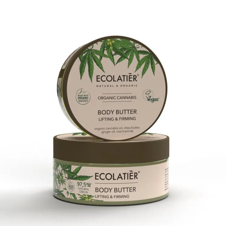 Manteca Corporal Lifting y Firmeza Cannabis BIO, Ecolatier
