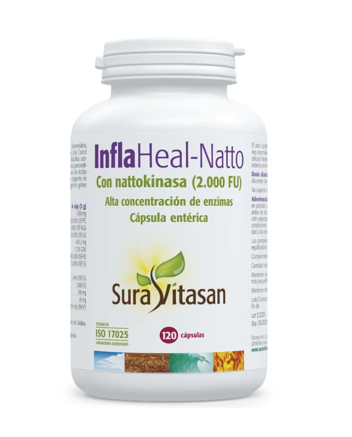 Inflaheal natto 120 cápsulas, Sura Vitasan