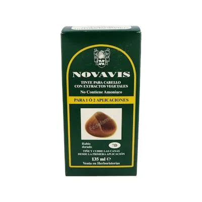 Tinte 7D rubio dorado 135 ml, Novavis