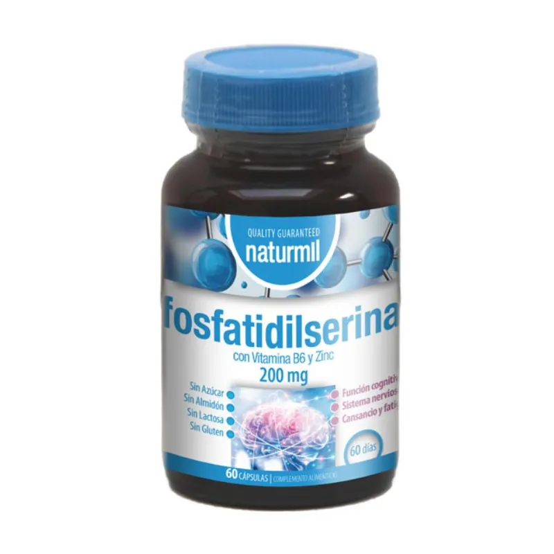 Fosfatidilserina 200 mg 30 cápsulas, Naturmil