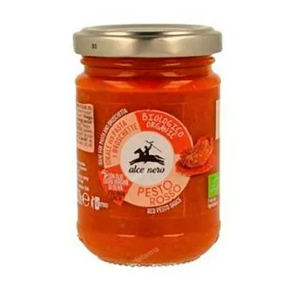 Salsa pesto rojo BIO 130 g, Alce Nero