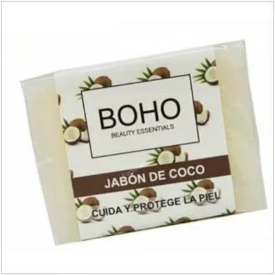 Coco jabón pastilla 100 g, Boho