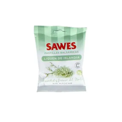 Pastillas balsam sin azúcar liquen islanan vit c 50 g, Sawes