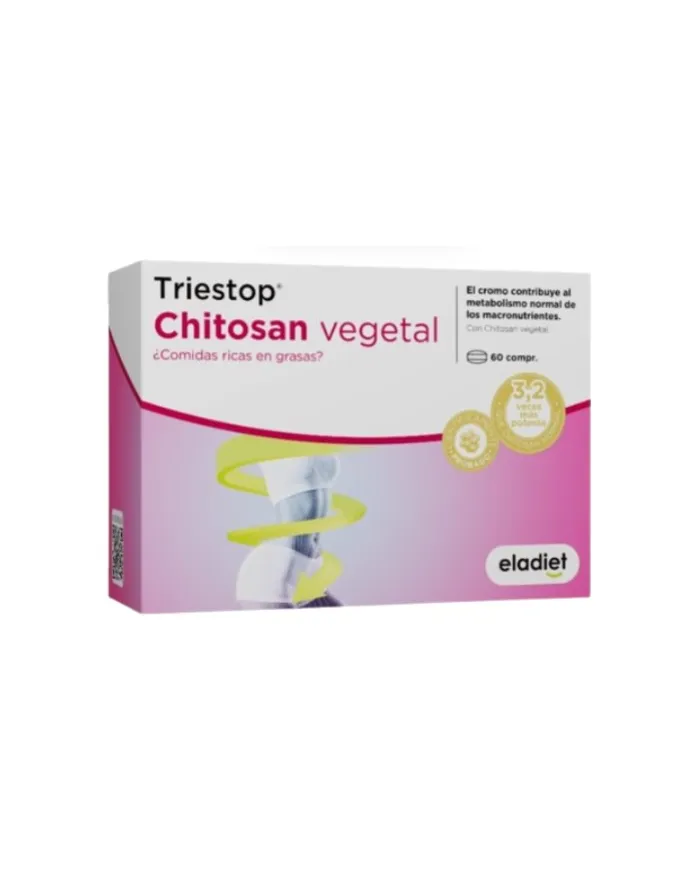Triestop chitosan vegetal 60 comprimidos, Eladiet