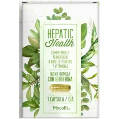 Hepatic health con berberina 30 cápsulas, Mycofit