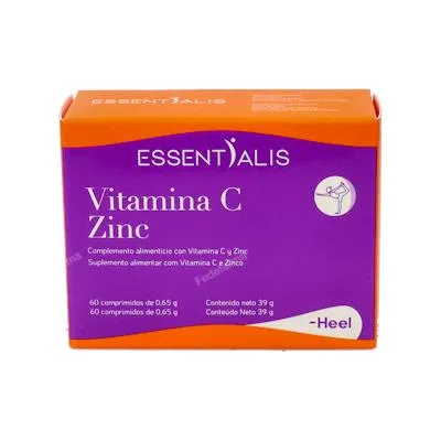 Essentialis vitamina C zinc 60 comprimidos, Heel