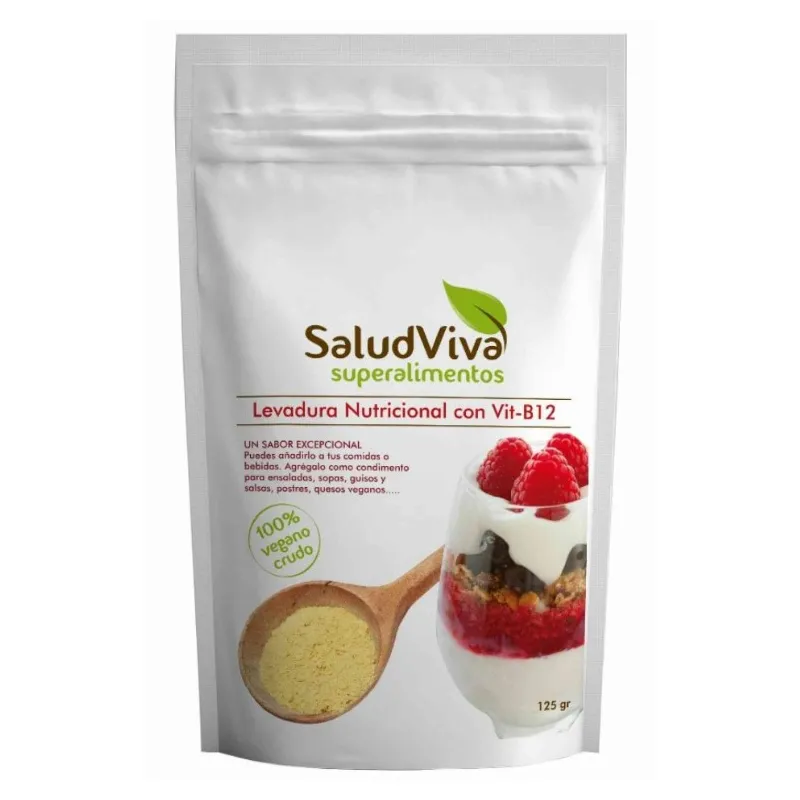 Levadura nutricional con b12 500 g, Salud Viva