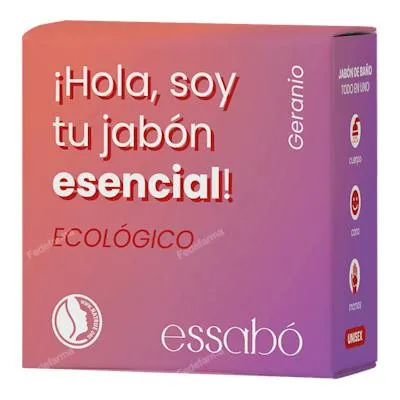 Jabón esencial geranio BIO 120 g, Essabo