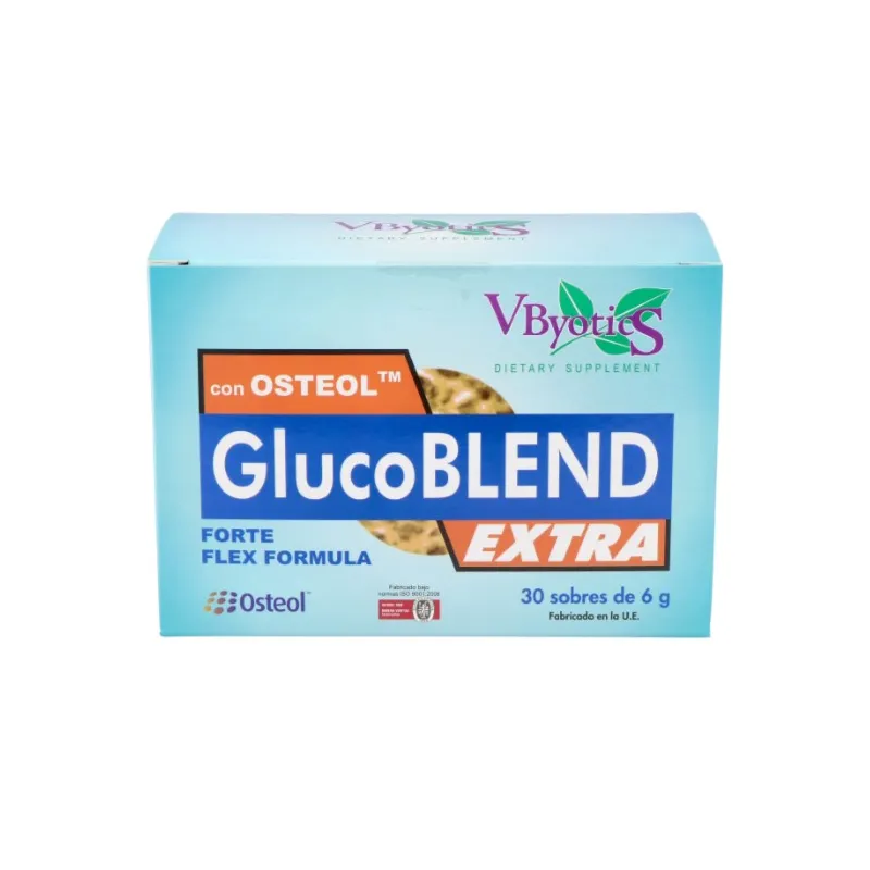 Glucoblend extra 30 sobres, Vbyotics