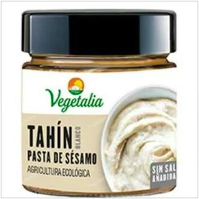 Tahin blanco crudo s/sal BIO 180 g, Vegetalia