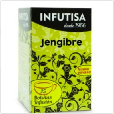 Infusión de jengibre 25 bolsitas, Infutisa