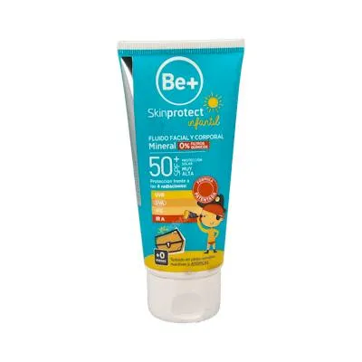 Mineral fac y corp inf spf 50+ fluido 100 ml, Be+