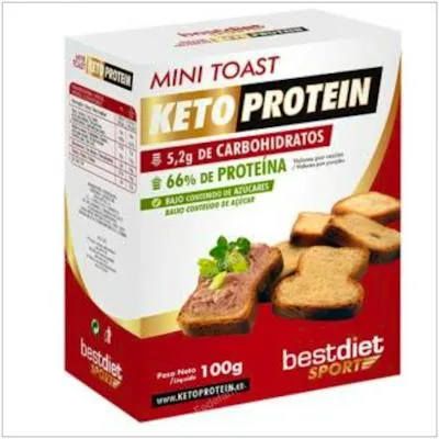 Mini toast tostadas 100 g, Keto Protein