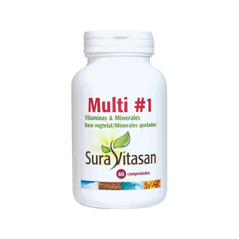 Multi 1 vitamins & minerals 60 comprimidos, Sura Vitasan