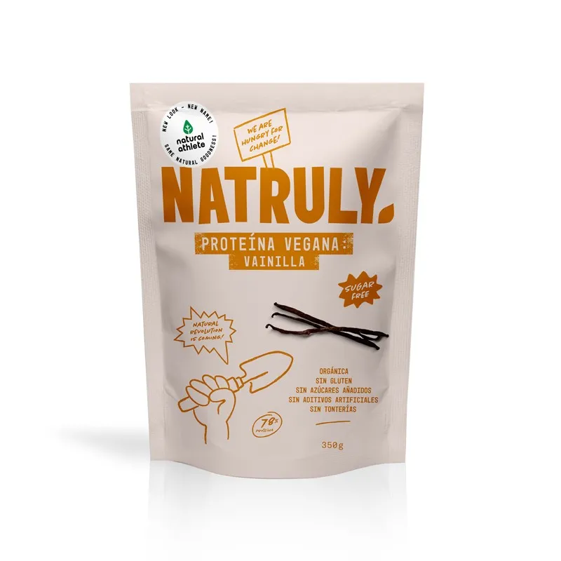 Proteína vegana vainilla 350 g, Natruly