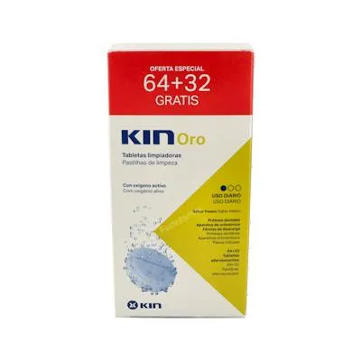Oro tab limpiadoras 64 32 gratis, Kin