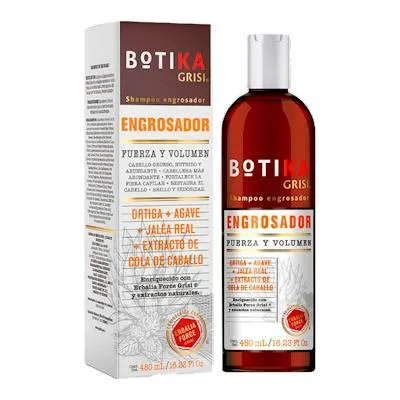 Champú engrosador botika 480 ml, Grisi