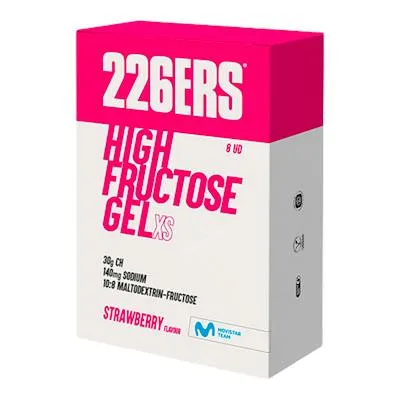 Doos 8 st. high fructose gel strawberry 44 g, 226ers