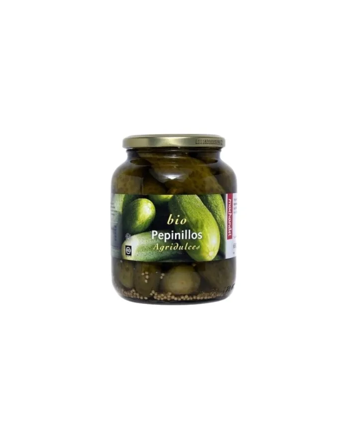 Pepinillos agridulces BIO 680 g, Machandel