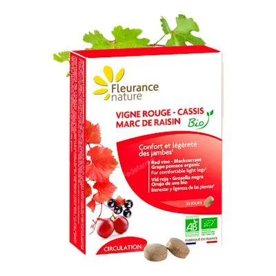 Vid roja grosella negra -orujo UVA 90 compcomp, Fleurance Nature