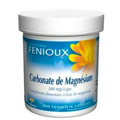 Carbonato de magnesio 200 cápsulas, Fenioux