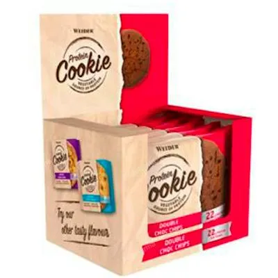 Protein cookie double choco chip 12 x 90 g, Weider