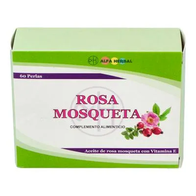 Rosa mosqueta 60 perlas, Alfa Herbal