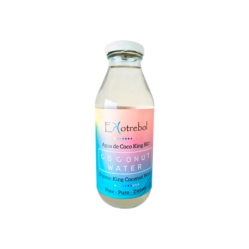 Agua de coco king BIO 350 ml, Ekotrebol