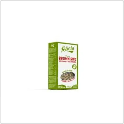 Macarrones de arroz integral sin gluten BIO 250 g, Felicia