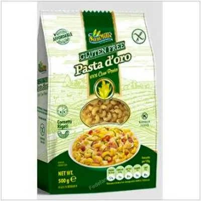 Pasta d´oro pipette caracoles sin gluten 500 g, Sammills