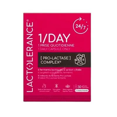 1 /día 30 cápsulas, Lactolerance