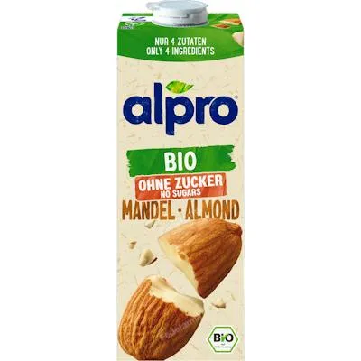 Mandel 0% Zucker Bio-Getränk BIO 1 l, Alpro