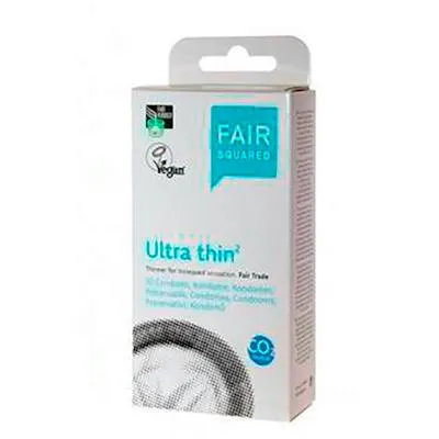 Preservativos ultra finos 10 uds., Fair Squared