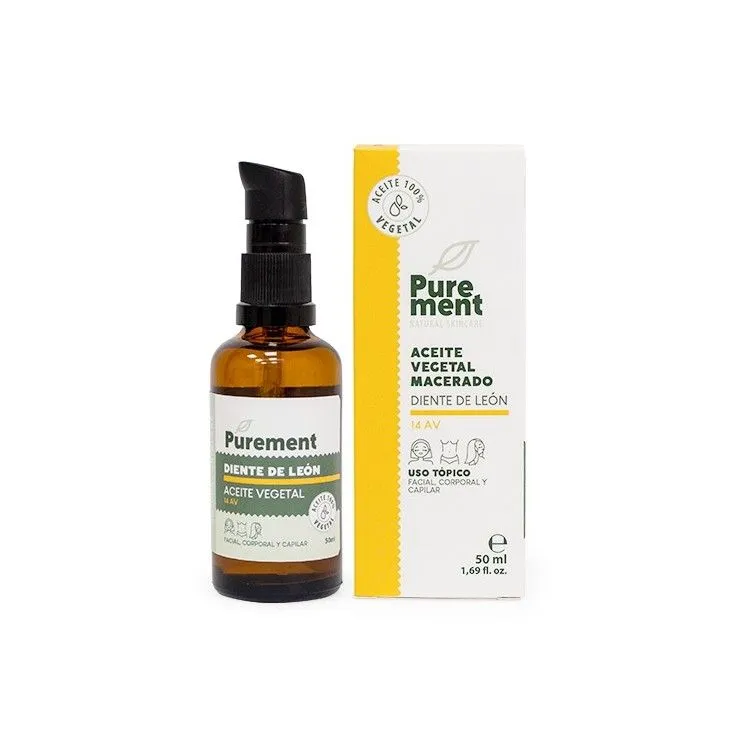 Huile végétale macérée de Pissenlit BIO 50 ml, Purement