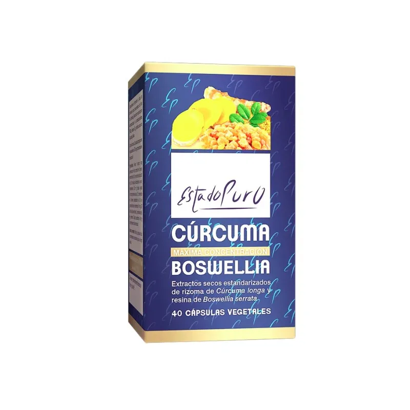 Cúrcuma con boswellia tongil 40 cápsulas, Estado Puro