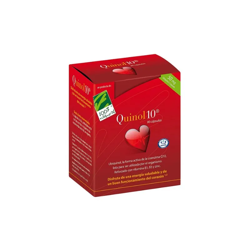 Quinol 10 50 mg 100%natural 90 cápsulas, 100% Natural