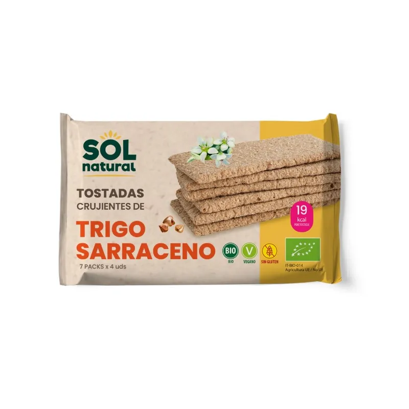Buchweizen-Knäckebrot 140 g, Sol Natural