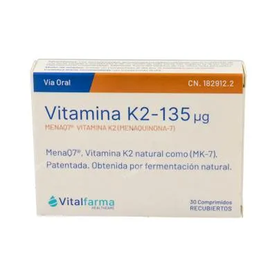 Vitamina K2-7 30 comprimidos, Vitalfarma