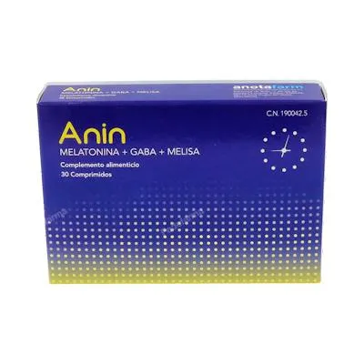Melatonin+GABA+lemon balm 30 tablets, Anin